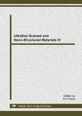 Parsa |  Ultrafine Grained and Nano-Structured Materials IV | Sonstiges |  Sack Fachmedien