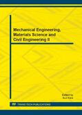 Ihara |  Mechanical Engineering, Materials Science and Civil Engineering II | Sonstiges |  Sack Fachmedien