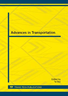 Bao |  Advances in Transportation | Sonstiges |  Sack Fachmedien