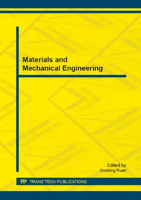 Ruan |  Materials and Mechanical Engineering | Sonstiges |  Sack Fachmedien