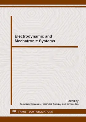 Tomczuk / Waindok / Zimon |  Electrodynamic and Mechatronic Systems | Sonstiges |  Sack Fachmedien