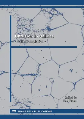 Fisher |  Diffusion in Halides | Sonstiges |  Sack Fachmedien