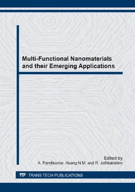 Pandikumar / Huang / Jothilakshmi |  Multi-Functional Nanomaterials and their Emerging Applications | Sonstiges |  Sack Fachmedien