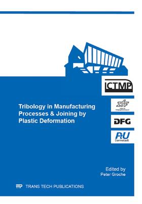 Groche | Tribology in Manufacturing Processes & Joining by Plastic Deformation | Sonstiges | 978-3-03795-823-0 | sack.de