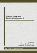 Zhao / Ma / Liao |  Thermal, Power and Electrical Engineering III | Sonstiges |  Sack Fachmedien