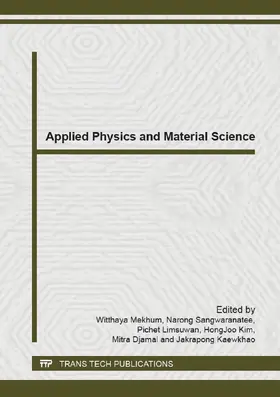 Mekhum / Sangwaranatee / Limsuwan |  Applied Physics and Material Science | Sonstiges |  Sack Fachmedien