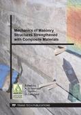 di Tommaso / Gentilini / Castellazzi |  Mechanics of Masonry Structures Strengthened with Composite Materials | Sonstiges |  Sack Fachmedien