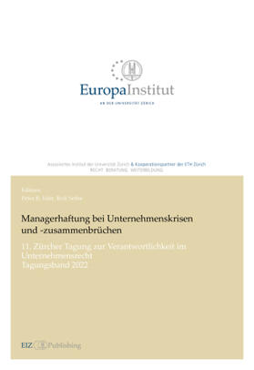 Sethe / Isler | Managerhaftung bei Unternehmenskrisen und -zusammenbrüchen | Buch | 978-3-03805-590-7 | sack.de