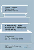 Kellerhals / Mayer / Elsener |  Continuing Legal Education | eBook | Sack Fachmedien