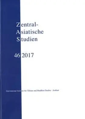 Schwieger / Schuh / Cüppers |  Zentralasiatische Studien 46 (2017) | Buch |  Sack Fachmedien