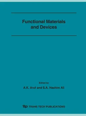 Arof / Hashim Ali |  Functional Materials and Devices | eBook | Sack Fachmedien