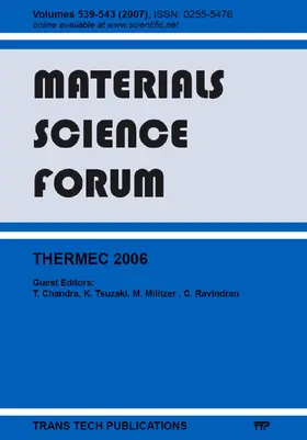 Chandra / Tsuzaki / Matthias | THERMEC 2006 | E-Book | sack.de