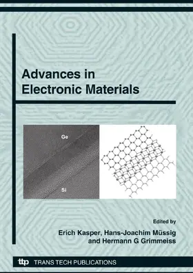 Kasper / Müssig / Grimmeiss |  Advances in Electronic Materials | eBook | Sack Fachmedien