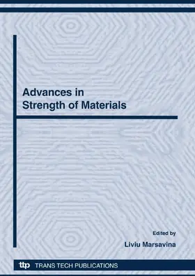 Marsavina | Advances in Strength of Materials | E-Book | www.sack.de