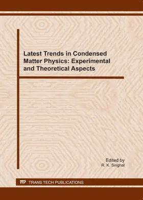 Singhal | Latest Trends in Condensed Matter Physics | E-Book | www.sack.de