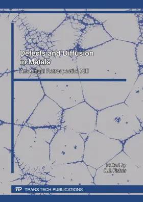 Fisher | Defects and Diffusion in Metals XIII | E-Book | www.sack.de