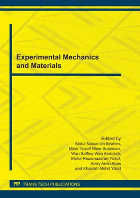 bin Ibrahim / Meor Sulaiman / wan Abdullah | Experimental Mechanics and Materials | E-Book | www.sack.de