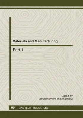 Wang / Qi | Materials and Manufacturing | E-Book | www.sack.de