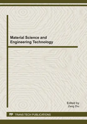 Zhu | Material Science and Engineering Technology | E-Book | www.sack.de