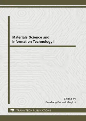 Cai / Li | Materials Science and Information Technology II | E-Book | www.sack.de