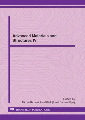 Nicoara / Raduta / Opris | Advanced Materials and Structures IV | E-Book | www.sack.de