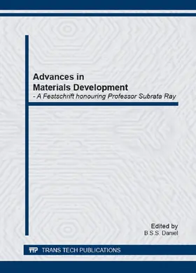 Daniel |  Advances in Materials Development | eBook | Sack Fachmedien