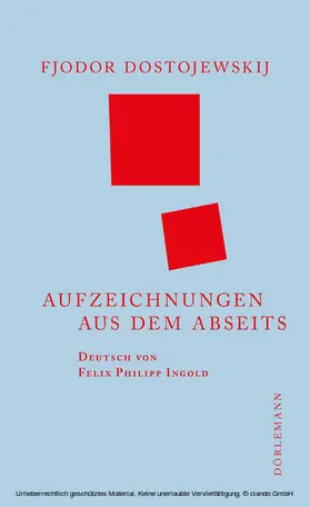 Dostojewskij |  Aufzeichnungen aus dem Abseits | eBook | Sack Fachmedien