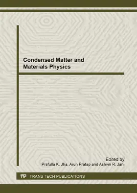 Jha / Pratap / Jani | Condensed Matter and Materials Physics | E-Book | www.sack.de