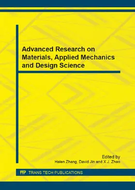 Zhang / Jin / Zhao |  Advanced Research on Materials, Applied Mechanics and Design Science | eBook | Sack Fachmedien