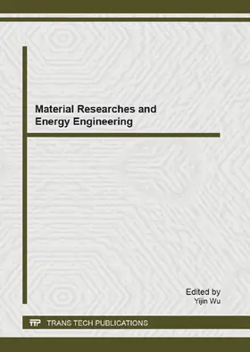 Wu |  Material Researches and Energy Engineering | eBook | Sack Fachmedien