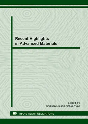 Liu / Yuan |  Recent Highlights in Advanced Materials | eBook | Sack Fachmedien