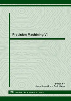 Kundrák / Maros |  Precision Machining VII | eBook | Sack Fachmedien