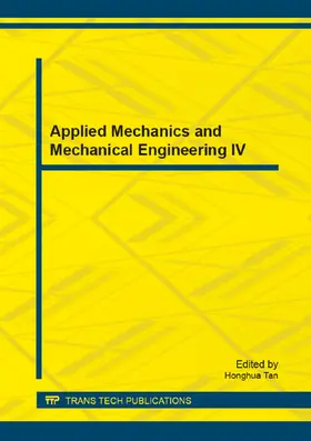 Tan |  Applied Mechanics and Mechanical Engineering IV | eBook | Sack Fachmedien