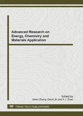 Zhang / Jin / Zhao |  Advanced Research on Energy, Chemistry and Materials Application | eBook | Sack Fachmedien