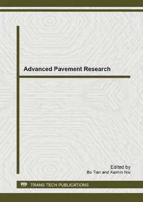 Tian / Niu | Advanced Pavement Research | E-Book | www.sack.de