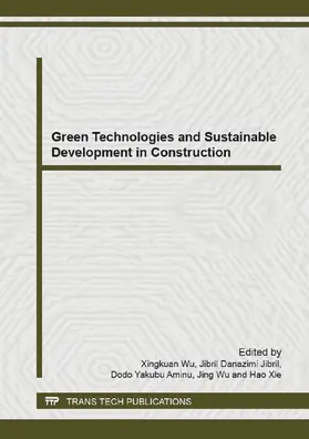 Wu / Jibril / Yakubu Aminu |  Green Technologies and Sustainable Development in Construction | eBook | Sack Fachmedien