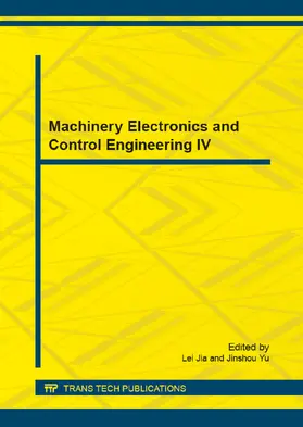 Jia / Yu |  Machinery Electronics and Control Engineering IV | eBook | Sack Fachmedien