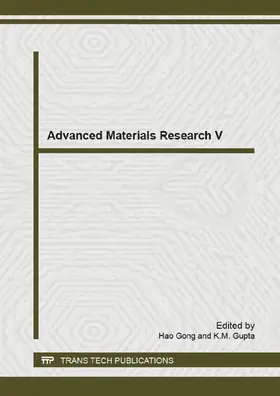 Gong / Gupta |  Advanced Materials Research V | eBook | Sack Fachmedien