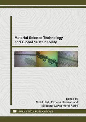 Hadi / Hamzah / Mohd Rodhi | Material Science Technology and Global Sustainability | E-Book | www.sack.de
