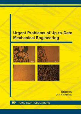 Chinakhov |  Urgent Problems of Up-to-Date Mechanical Engineering | eBook | Sack Fachmedien