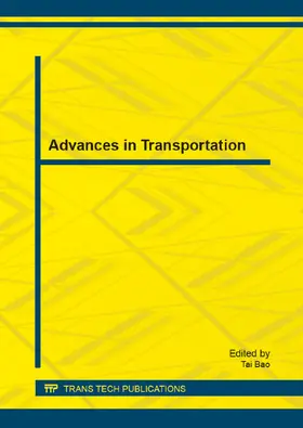 Bao | Advances in Transportation | Buch | 978-3-03835-006-4 | www.sack.de