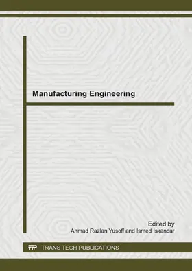 Yusoff / Iskandar | Manufacturing Engineering | Buch | 978-3-03835-020-0 | www.sack.de