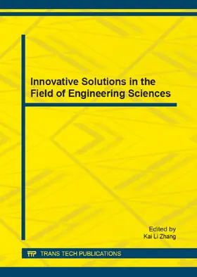 Zhang | Innovative Solutions in the Field of Engineering Sciences | Buch | 978-3-03835-151-1 | sack.de