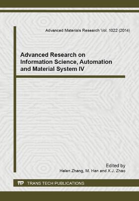 Zhang / Han / Zhao |  Advanced Research on Information Science, Automation and Material System IV | Buch |  Sack Fachmedien