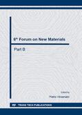 Vincenzini |  6th Forum on New Materials - Part B | Buch |  Sack Fachmedien