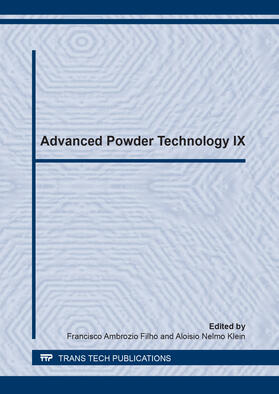 Filho / Klein | Advanced Powder Technology IX | Buch | 978-3-03835-354-6 | sack.de