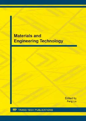 Liu |  Materials and Engineering Technology | Buch |  Sack Fachmedien