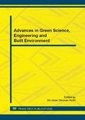 Mydin |  Advances in Green Science, Engineering and Built Environment | Buch |  Sack Fachmedien