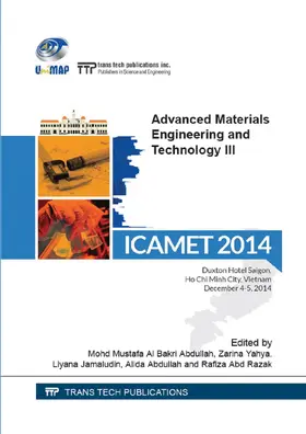 Al Bakri Abdullah / Zarina / Jamaludin |  Advanced Materials Engineering and Technology III | Buch |  Sack Fachmedien