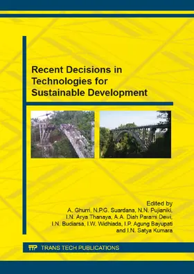 Ghurri / Suardana / Pujianiki |  Recent Decisions in Technologies for Sustainable Development | Buch |  Sack Fachmedien
